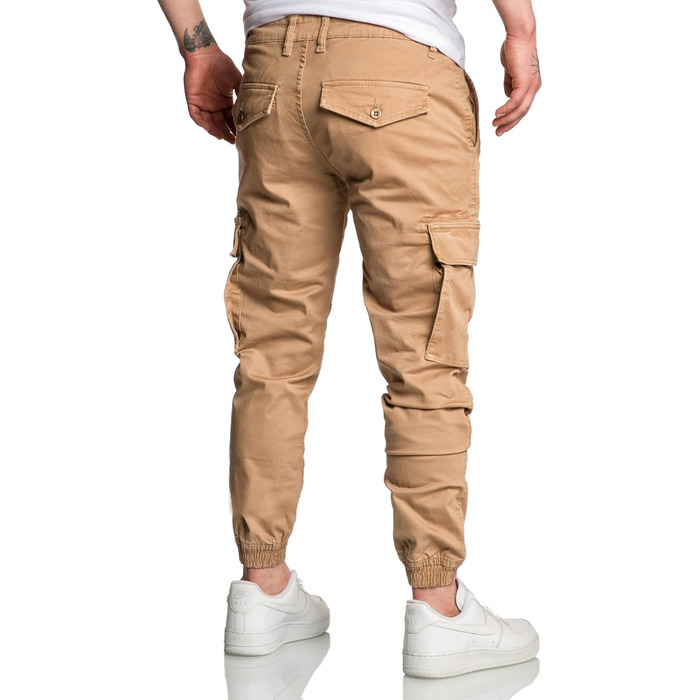 Чоловічі штани карго чинос джинси Herren R7020 бежеві (33W)