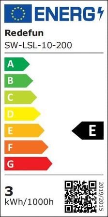 LED гірлянда Redefun 9м, 16 лампочок, зовнішня та внутрішня, 8 режимів, таймер, для декору саду, балкону, вечірки, весілля, з вилкою