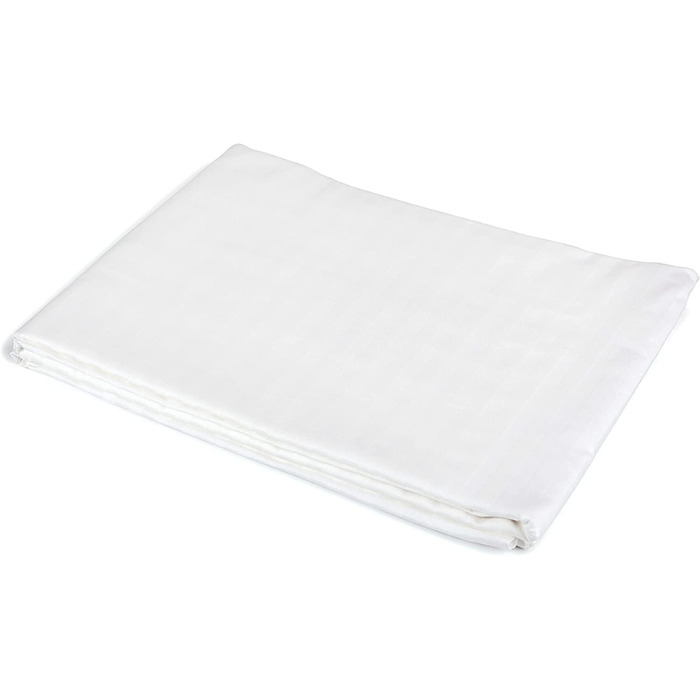 Texpot fitted sheet 240 x 300 cm, smooth white, 100% cotton, without elastic, also suitable for crafting and painting.