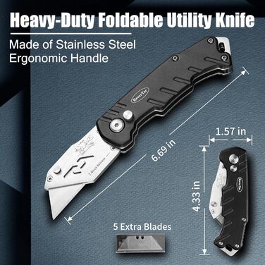 Набір інструментів RoverTac: подарунок для тата, 12-в-1 мультитул, молоток, ліхтарик, ніж, подарункова коробка 'BEST DAD EVER'