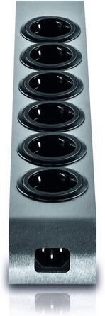 Розподільник розеток Oehlbach Powersocket 505 - преміум якість, 2 USB-порти для планшету та смартфона, компактний дизайн, колір антрацит