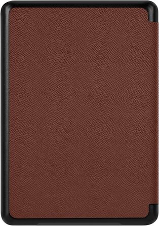 Чохол для Kindle Paperwhite (7/6/5 Gen, 12th Gen, Colorsoft 2024) з PU шкіри, коричневий