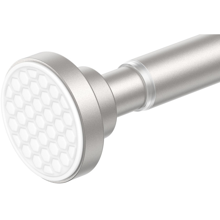 Штанга для штор без свердління AIZESI, 70-120 см, телескопічна, діаметр 22 мм, нікель