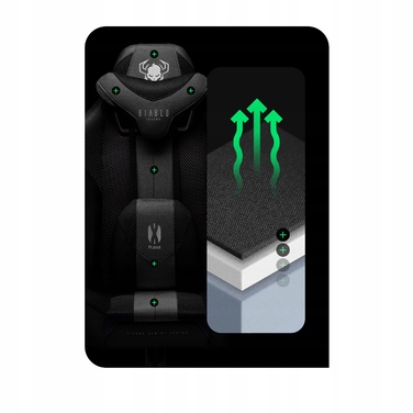 Ігрове крісло Diablo Chairs X-Player 2.0, чорне