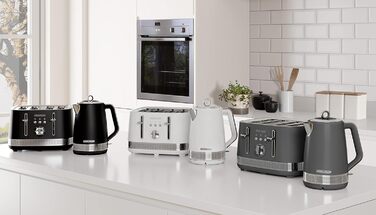 Електричний чайник Morphy Richards Illumination з нержавіючої сталі, 1.7 л, Титан