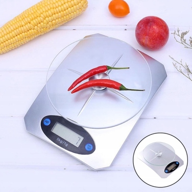 Кухонний ваги Kamille, сріблястий/сірий, 5 кг