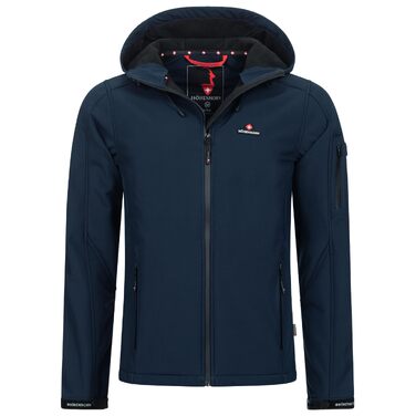 Чоловіча куртка Softshell Höhenhorn Atus для активного відпочинку, водовідштовхуюча, темно-синя (Night-Blue), розмір S