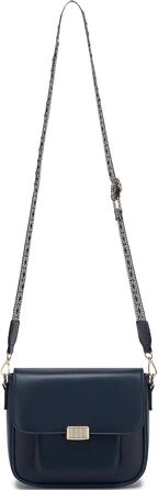 Сумка жіноча Miss Lulu середнього розміру через плече з екошкіри та замші вінтажний блакитний (2513)