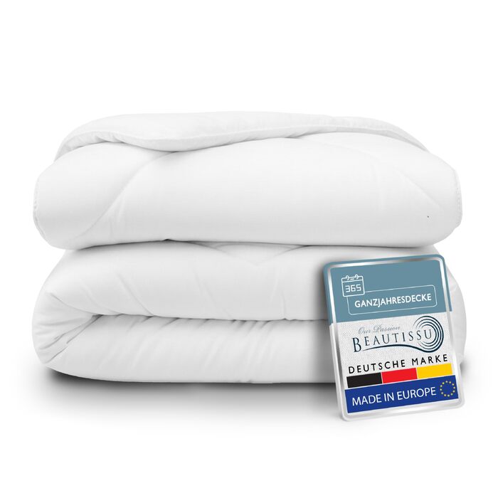 Всесезонна ковдра для алергіків Beautissu Mono, тепла перехідна ковдра, 135x200 см, medium