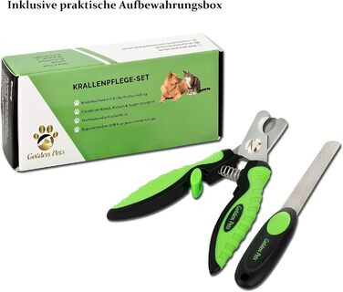 Ножиці для обрізання кігтів Golden Pets Profi Krallenschere + пилка для кігтів з унікальним кутом 45° та захистом