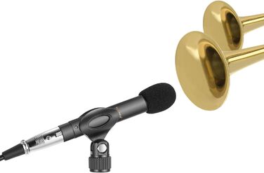 Neewer Конденсаторний мікрофон з капсулами (Omni, Cardioid, Supercardioid) + вітрозахист, кліпса та кейс для акустичних інструментів, 2 шт.