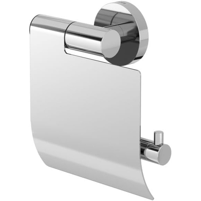 Tiger Boston Stainless Steel Toilet Paper Holder - Wall Mounted, Brushed Finish, Single Roll