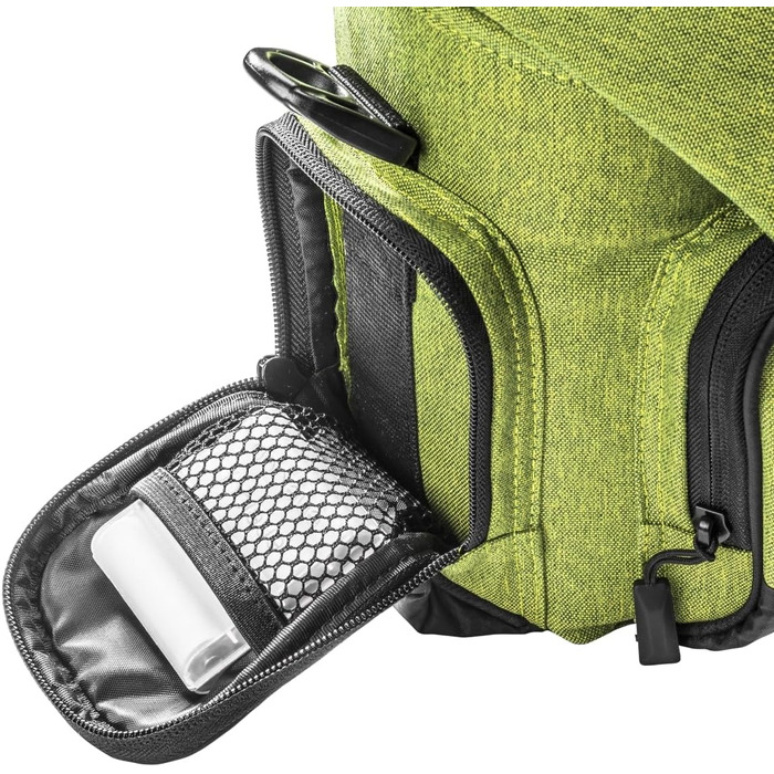 Сумка для камери Mantona Premium - для камер DSR & DSM з об'єктивом (з захистом від пилу, регульованим внутрішнім відділенням, м'яким ременем) (середня, зелена)