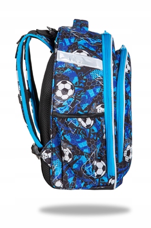 Багатокамерний шкільний рюкзак CoolPack, синій, багатоколірний, 25 л
