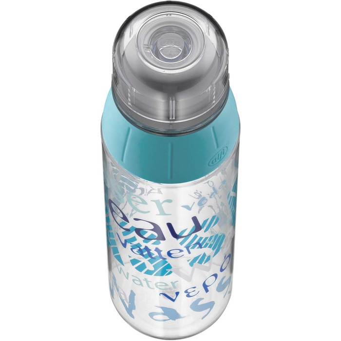 alfi Tritan Water Bottle, BPA-Free, 700ml, tritanBottle Coral, Leak-Proof, Carbonated Drink Safe, Dishwasher Safe, 5495.110.070 Bottle for Togo, School, Sports, Hiking, Leisure (Water Blue)