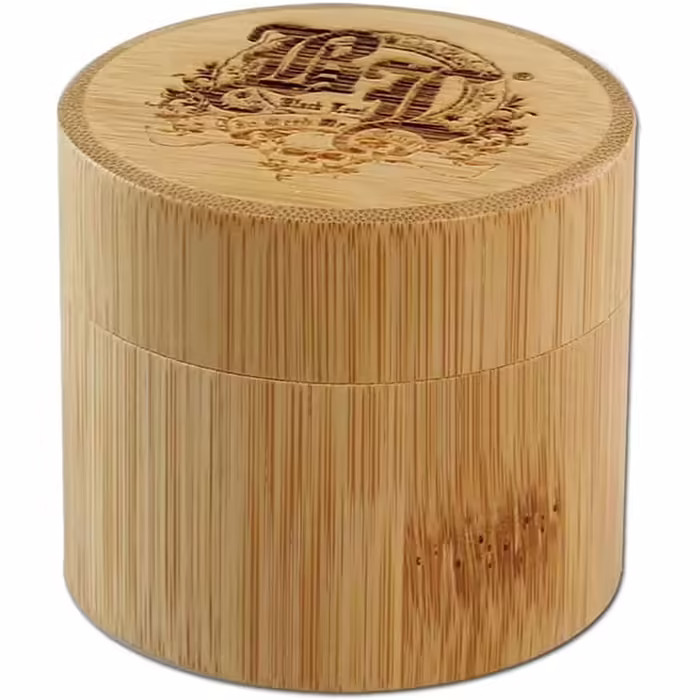Black Leaf BL Deluxe Grinder 5-Piece | High-quality crusher made of stainless steel | Premium grinder with jeans pouch and bamboo box | Height 49mm