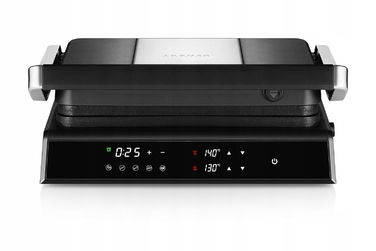 Електричний гриль Transa Electronics DualPlate, чорний, 2200 Вт, з регулюванням температури