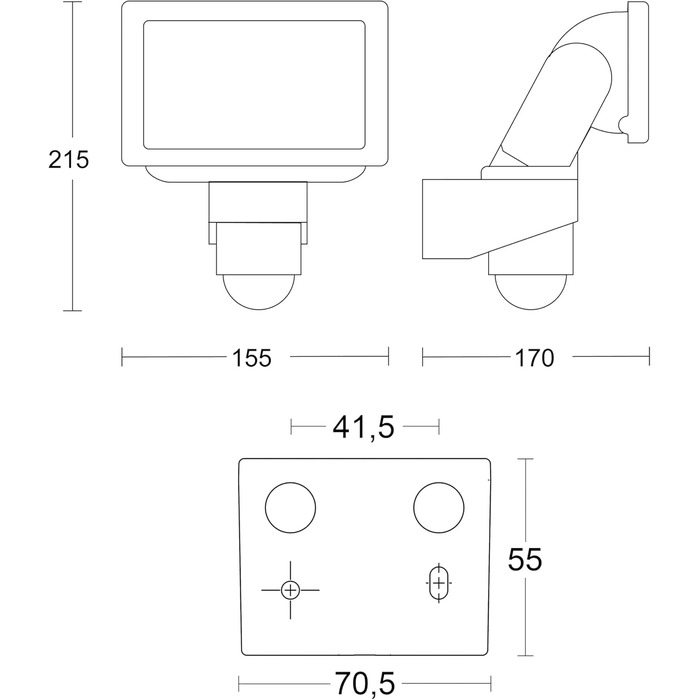 Steinel LED Outdoor Floodlight LS 150 S 240° Motion Sensor, max. 12 m Range, 14.7 W, Swivel, 1375 lm, 4000 K (Black)
