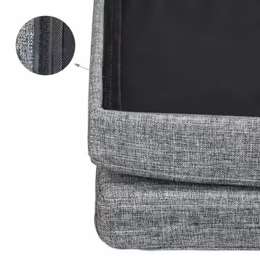 Relaxdays Folding Stool with Backrest L
