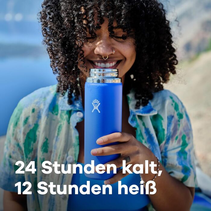 Фляга для води Hydro Flask 946 мл (32oz) з нержавіючої сталі - спортивна термофляка з герметичним кришкою та ремінцем. Можна мити в посудомийній машині.