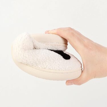 Тапочки домішки Bolukets для жінок та чоловіків, зимові, теплі, плюшеві, у вигляді тварин, з помпоном-шапочкою (39/40 EU)