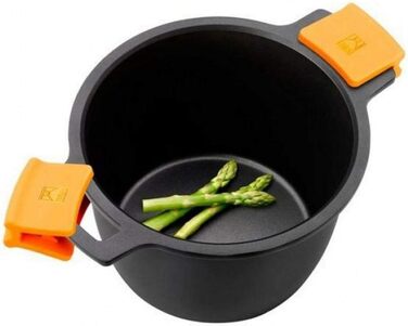Каструля BRA Efficient Pot 24 см, алюміній, чорна