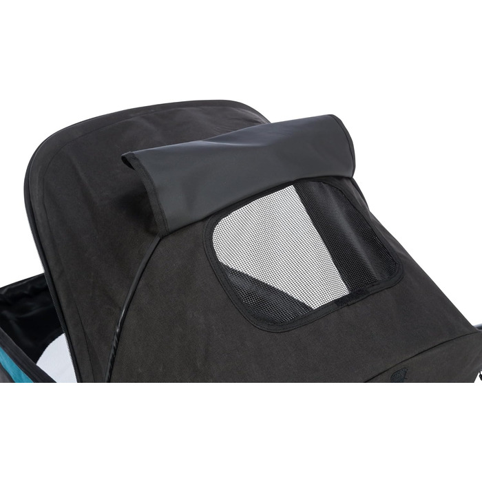 Візок для собак TRIXIE, чорний/Petrol, 60x112x120 см, до 20 кг, 12.5 кг - 28960