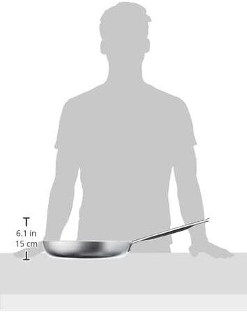 Agnelli Aluminium Profi 5 mm, Rayonnant Pan - (32 cm)