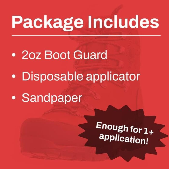Kg's Boot Guard Brush on Toe Protection - Black