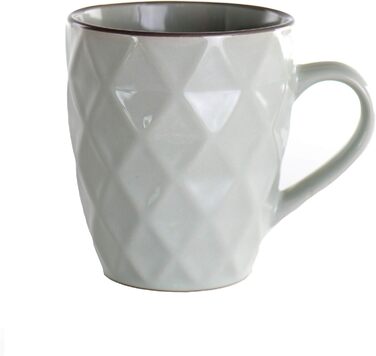 Набір посуду Elama Tahiti з каменю, 16 предметів, сірий та перламутровий