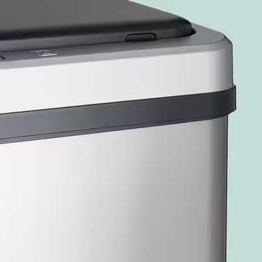 Relaxdays Stainless Steel Trash Can with Sensor