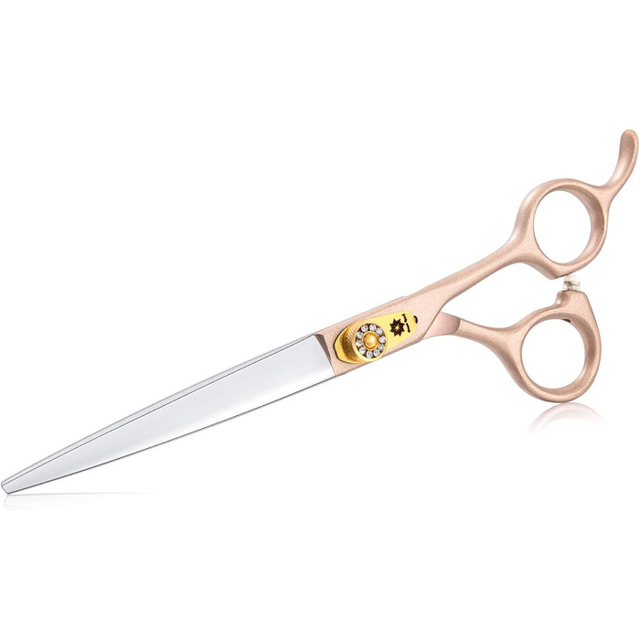 Професійний набір для грумінгу собак Dream Reach 7 дюймів: 440C сталь, набір з 3 ножиць (пряма, вигнута, розріджуюча)