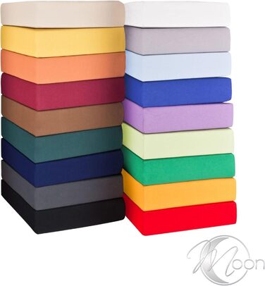 Waterbed Fitted Sheet XXL Line Silver Oversize 200x220-220x240 190g/m² Fitted Sheet - linen