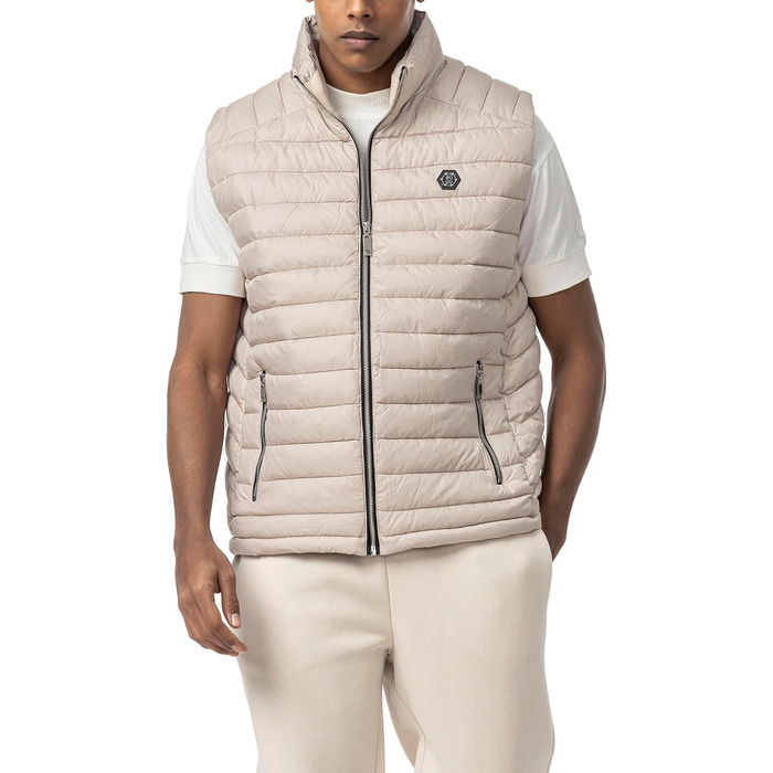 Жилет Redbridge зі стежкою та блискавкою, темно-синій (XL, Бежевий)