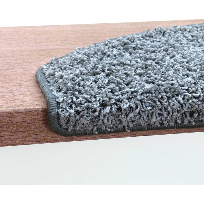 Ступінчасті килимки Kettelservice-Metzker Shaggy: набір 15 шт. (кремовий, сірий)