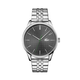 Годинник чоловічий Lacoste Vienna 2011073 кварцовий з сріблястим браслетом з нержавіючої сталі
