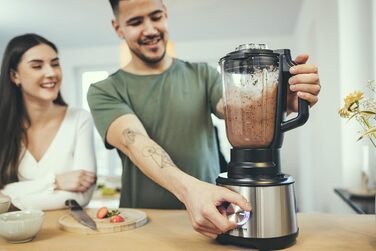 SEVERIN Multifunctional Food Processor for kneading, mixing, grating, shredding, grinding, and more. Food processor with extensive accessories, high-quality multi-grinder, KM 3892 Multifunction: kneading, mixing, grating, shredding, grinding, and more.
