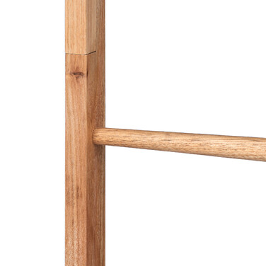 Relaxdays Wooden Towel Ladder, 6 Rungs