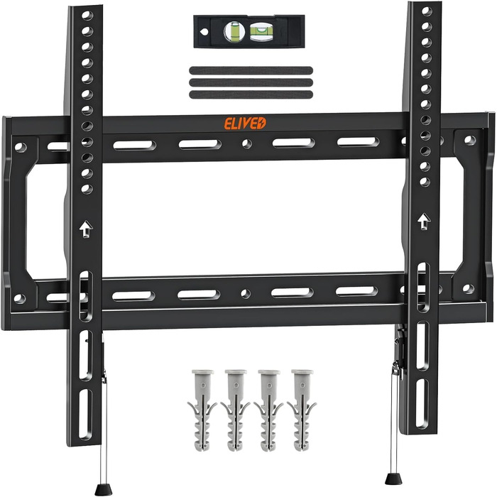 Кронштейн для телевізора ELIVED EV3035: настінний, для плоских та вигнутих екранів 26-60 дюймів, VESA до 400x400 мм, до 45 кг