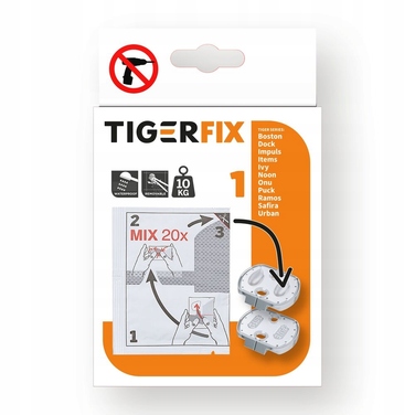 Щітка для унітаза Tiger Urban з контейнером, чорна, 1317330746