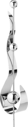 Kobolo Garden Stakes Drops, 160 cm, Silver, decorative stainless steel stake, weather-resistant & stable, stylish garden decoration for terrace, balcony & front yard