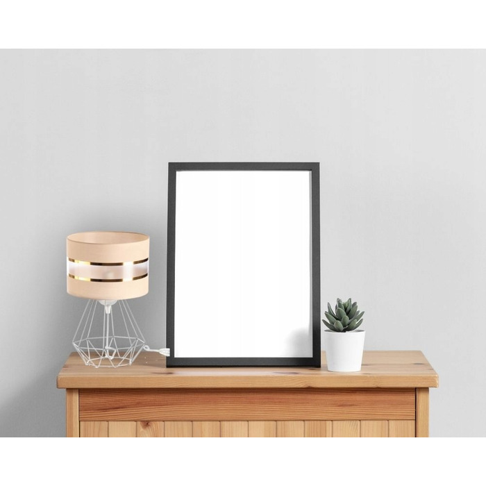 Настільна лампа Skylighting Vire Mat, безбарвна, бежева, жовта, 60 Вт