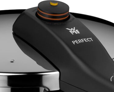 Швидковарка WMF Perfect One 8,5л з індукційним дном, для приготування на пару, з великим звуковим сигналом, 2 режими, знімний ручка кришки, Cromargan нержавіюча сталь