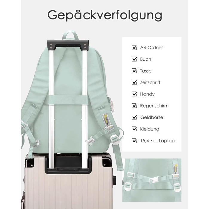 Шкільний рюкзак для підлітків: водонепроникний, великий, для дівчат та хлопців. Ідеальний для школи, подорожей та повсякденного використання (Блакитний)