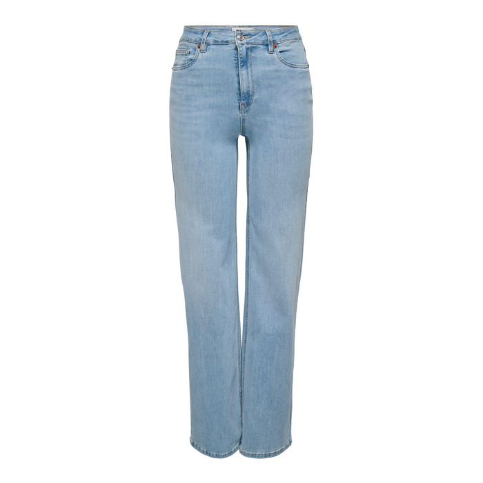 Джинси жіночі Only ONLJUICY-WAUW з широкими штанинами, висока талія, світло-синій денім (XS / 34L)