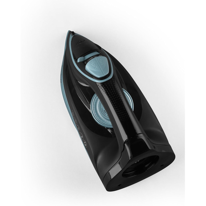 Праска Beldray 2600 Вт – керамічна підошва з антипригарним покриттям, регулювання температури та пари, самоочищення, резервуар 280 мл, до 140 г/хв, висока потужність (EU-штепсель, блакитний)