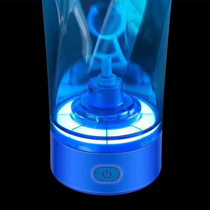 VOLTRX Преміум електричний шейкер для протеїну Tritan (BPA-free) 700 мл, портативний блендер USB, темно-синій - для спорту та фітнесу