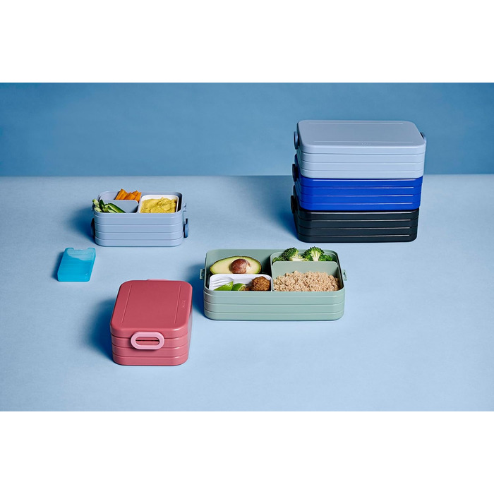 Mepal Bento Lunchbox Take A Break Large - Ланчбокс для обіду та перекусів 1500 мл, блакитний