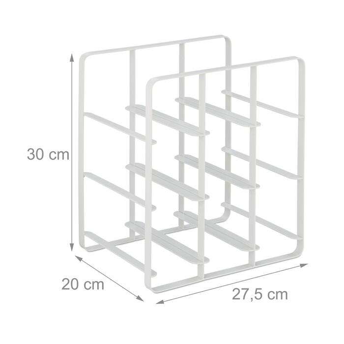 Metal Wine Rack for 9 Bottles
