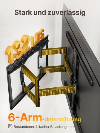 Кріплення для телевізора monTEK Ultra Slim, поворотне, для телевізорів 43-90 дюймів, товщина 1,1 см, VESA 600x400 мм, до 60 кг